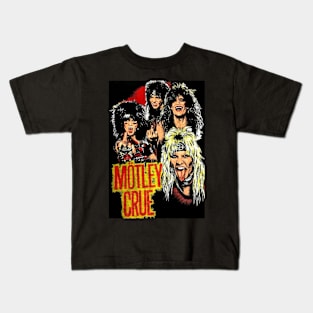 MOTLEY CRUE MERCH VTG Kids T-Shirt